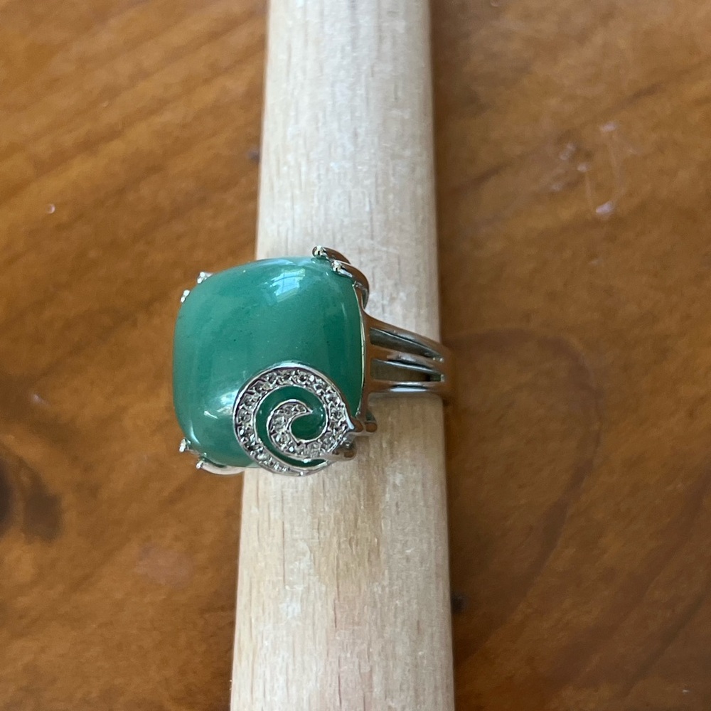 Park Lane Margarita Adventurine Statement Cocktail Ring sz 10